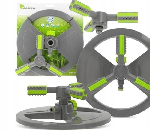 STALCO Garden - Aspersor Circular de 360º. Aspersor para césped