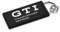 Volkswagen 5HV087013 Schlüsselanhänger Schwarz/Weiß, GTI Kollektion, 80x35x6 mm