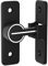Pestillo Puerta Corredera 90 Grados Cerradura De Seguridad Puerta Corredera Pestillo Para Puerta Corredera De Aluminio Bloqueo Puerta Interior Seguridad Cerradura De Privacidad, Negro, Luminoso