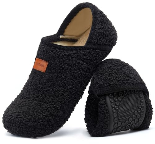 Tanamo House Slippers for Women Men Indoor Barefoot Slippers Socks Slip on House Shoes Cozy Comfy Slippers for Home Bedroom Travel Yoga