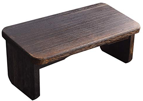 Original-Meditationsbank, zusammenklappbarer Yoga-Kniehocker, abgewinkelte Beine, niedriger Sitz für Meditationen, Gebete und Kinder, kein Kissen, keine Matte oder Kissen erforderlich, braun