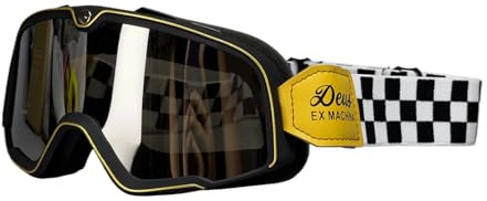 Genérico Gafas de motocicleta retro | Gafas de montaña a prueba de polvo a prueba de viento gafas de casco vintage para motos para esquiar actividades al aire libre | Cruiser y Scooter Riders
