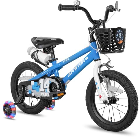 JOYSTAR Pluto Kids Bike 12 Inch Toddlers Bike with Training Wheels for Boys Girls Kids' Bicycle for Age 2-4 Years Blue