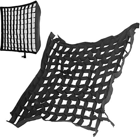 Goshyda Softbox Honeycomb Grid, Square 60x60cm 23.6 Softbox Cellular Grid Mesh Portable Foldable for Photography Shooting Studio Accessories