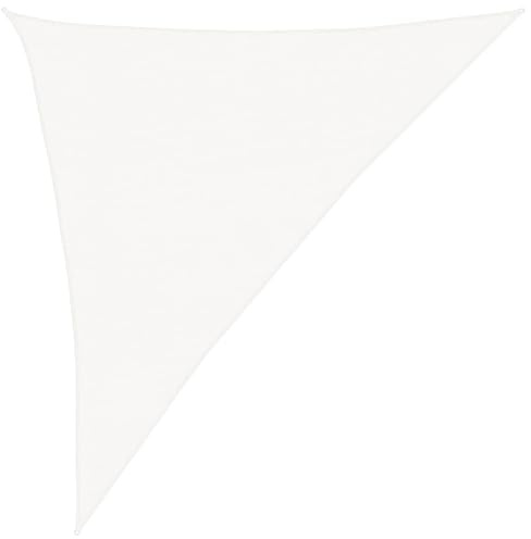 vidaXL Sonnensegel Sonnenschutz Windschutz Sonnendach UV Schutz Sonnenschutzsegel Schattenspender Garten Terrasse Balkon 160g/m² Weiß 3x4x5m HDPE