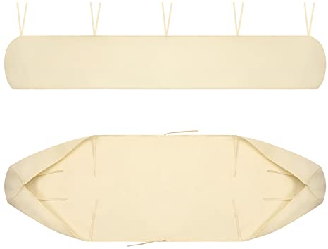 Tende da Sole per Giardini, Coperture Tettoia Tessuto 420D Oxford Protettiva Antipolvere Impermeabile, per Avvolgibile A Scomparsa, Patio Veranda Esterno Invernale ﻿ (Beige, 4M)