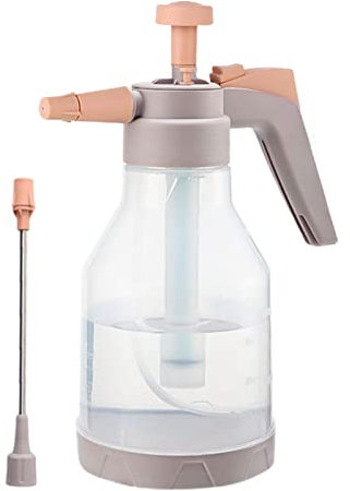 Dous 1,5 L Handdrucksprüher, Handpumpe, Gießkanne, Garten, Mehrzweck-Pflanzenbewässerung, Autoreinigung, Drucksprüher, Wassernebel, Wassersäule, Dual-Modus