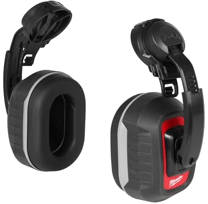 Milwaukee Bolt SNR 33 dB - Protección auditiva para casco Bolt, Negro