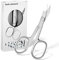 INXEN Ciseaux Ongles Professionnel, Ciseaux Ongles avec Lame Incurvé en Acier Inoxydable,Ciseaux à Ongles Manucure Beaute Toilettage,Coupe pour Cuticules/Cils/Sourcil/Barbe Disponible pour Homme Femme