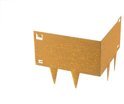 Bordure per Aiuole - Angolo Esterno - Altezza 24 cm - al pezzo