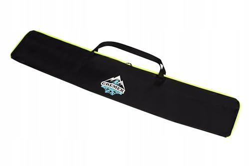 GREMEX Bolsa de esquí de 180 cm - Bolsa de esquí para 1 par de esquís - Bolsa impermeable ligera - Almacenamiento robusto para esquí alpino y equipo de esquí - Accesorios ergonómicos Compacto