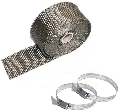 Thermal Heat Tape with Cable Tie Fiber Heat Shield for Motorcycle Car Cloth