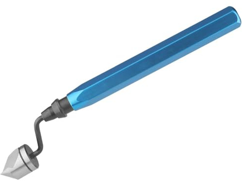 Iegefirm Herramienta de Desbarbado Avellanado, Escariador de Mano Avellanado, Biselado, Desbarbado, Agujeros para Menos de 16,51mm de Diámetro-Hoja de 90 °