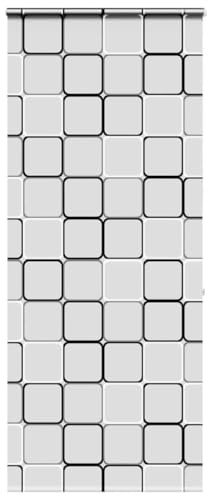 Persiana enrollable para interiores, cortina de ducha con cassette 110 x 240 cm ancho de tela 106 cm estor para ventanas y puertas