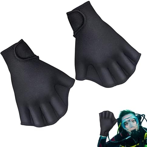 Gants Aquatiques – Design pagaie palmée en néoprène, Forme de Griffe de Grenouille, matériau Respirant et léger, résistant à l'eau | pour Hommes, Femmes, Natation