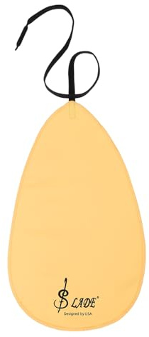 QUARKZMAN Paño de Limpieza para Saxofón, Paño de Limpieza para Clarinete y Flauta, Oboe, Limpiador Flauta Escolar Limpieza Reutilizable Sintético, Amarillo Claro