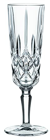 Nachtmann Champagner Gläser 4er Set, 150 ml, Noblesse, 104248, Sektgläser aus Kristallglas, spülmaschinenfest, Made in Germany