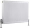 Milano Compact White Type 22 Horizontal Double Panel Convector Radiator - 600mm x 900mm