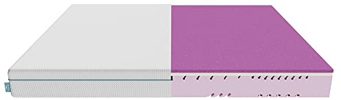 Cecotec Matelas One+ 140 x 200 3 Couches, 18 cm de Hauteur, Haute Fermeté, Noyau de Profil avec Mousse HRC, Morphadapt, Frais et Easyclean