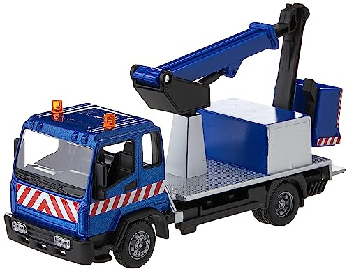 Bburago Die-Cast MUNICIPLE TRUCK With Working CHERRY PICKER Collectible Model Toy - 1:50 Scale