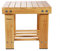 Yoassi Vintage Bambushocker Fusshocker Schemel - L x B x H 27 x 23 x 25cm Robuster Rutschfester Sitzhocker, Beistelltisch, Blumenhocker, Kinderstuhl, Tritthocker S