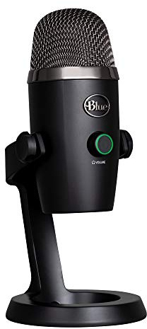 Logitech for Creators Blue Yeti Nano USB Microphone for Gaming, Streaming, Podcasting, Twitch, YouTube, Discord, Recording for PC and Mac, Plug & Play -Blackout