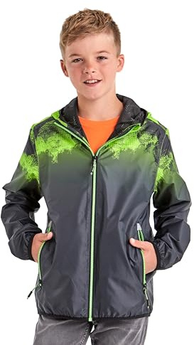 Killtec flickor Lyse Bys Jckt B Funktionsjacke/Regenjacka med Kapuze, packbar