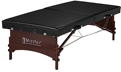 Master Massage Canoga - Mesa de Masaje portátil de Baja Altura, súper Ancha, de Gran tamaño, Cama de Ejercicio de Yoga, Masaje tailandés, estación de Entrenamiento de rehabilitación para