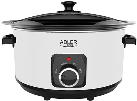 ADLER Slow Cooker 5,8 l, potenza 290 W