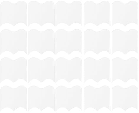 Bordo per bordi del giardino Kuuleyn, bordo del paesaggio decorativo della recinzione da giardino, 20 pezzi kit di bordi paesaggistica intrecciati. (Bianco)