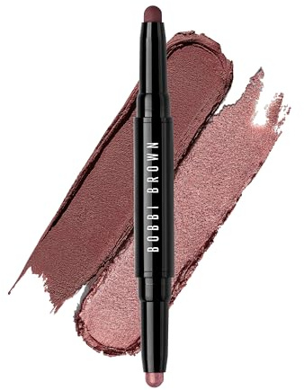 Bobbi Brown Dual-Ended Long-Wear Cream Shadow Stick | Swipe & Go Cream Eyeshadow Stick | 24-Hour Wear for Effortless Eyes, 0.06 Ounce, Radiant Rose/Brazen​