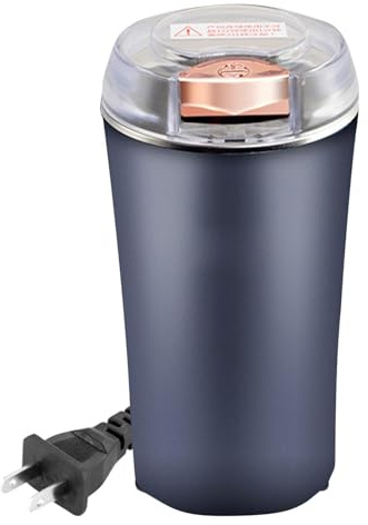 Molino de Café Portátil - Molinillo de Especias Eléctrico, Máquina Recargable para Moler Granos de Café con Velocidad de Molienda Rápida | Mini Molinillo de Acero Inoxidable para, Pimienta, N