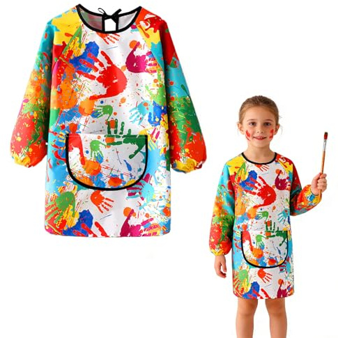 Blouse Peinture Enfant, 1 pièce Tablier Enfant Peinture, Tablier P einture En fant, Blouse Peint ure En fant 8 Ans, Ta blier Pe inture Enfa nt 10 Ans, pour Peint ure, Cuisine, Filles et Garçons.