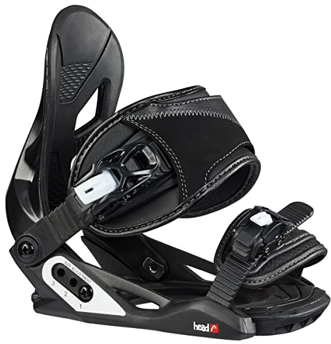 HEAD Unisex Youth P JR Snowboard-Bindung, schwarz, M