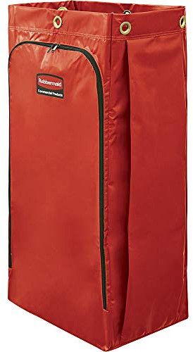 Rubbermaid Commercial 1966882 Chariot de nettoyage haute capacité Rouge 1966882