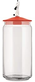 Alessi LULA' JAR,BARATTOLI CANI RO, thermoplastischem Harz,Glas, Mehrfarbig, One Size