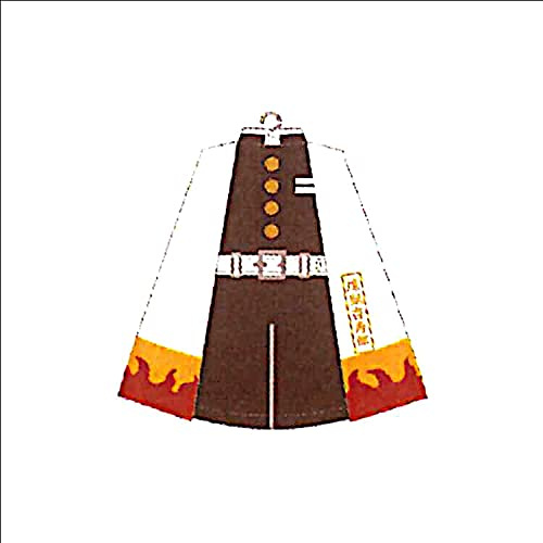 Marushin Demonlager: Kimetsu no Yaiba - Kyojuro Rengoku outfit formad handduk 40 x 40 cm