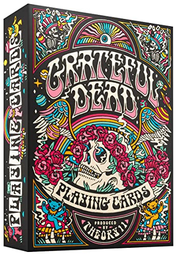 theory11 Grateful Dead Playing Cards Premium Deck with Iconic Band-Themed Artwork