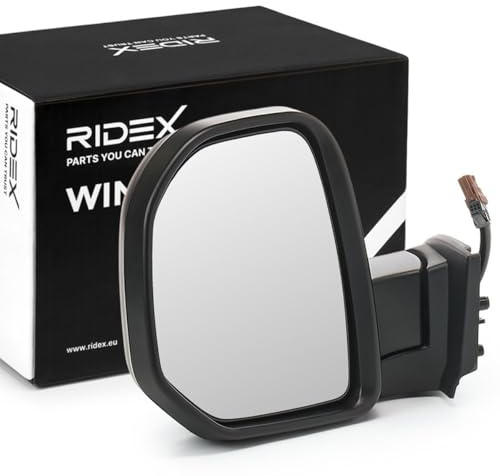 RIDEX Rétroviseur extérieur Gauche convexe chauffant pour ajustage électrique des rétroviseurs Rétroviseurs complets électrique Compatible avec CITROËN Berlingo II B9, PEUGEOT Partner II Tepee