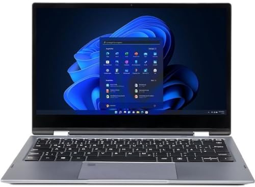Terra Mobile 360-13U - Windows 11 Pro klappbares Notebook Core i5, 16 GB RAM 13.3 Displaygröße IPS Touch-Display 512 GB Gesamtspeicherplatz Iris XE Graphics 360 Grad 360°