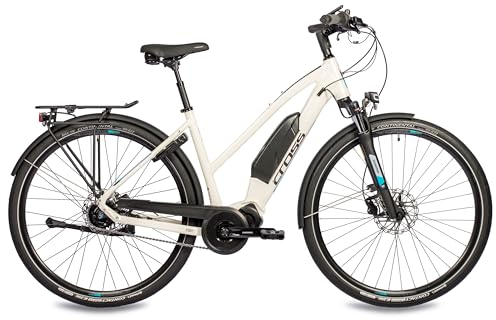 Airtracks 28 Zoll E-Bike Damen City Fahrrad X-Tron SR2 Trekking Bike Trekkingrad Shimano STеPS E5000 418Wh 5 Gang Shimano Nexus Inter - 53 cm (Körpergröße 175-185cm)