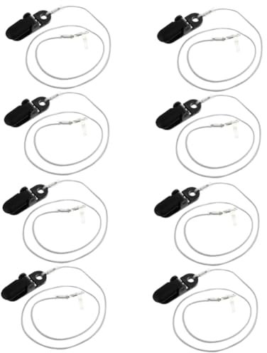 minkissy 8 Stück Lanyard Hörverstärker Halterclip Anti Verlust Schutzband Praktischer Hörgerätegurt Kinder Hörgeräteseil Praktisches Hörgeräteseil