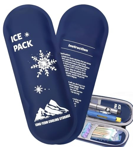 Bolsa fría de gel reutilizable portátil para un alivio rápido, bolsa de hielo suave flexible con diseño a prueba de fugas, conveniente para refrigeración de medicamentos, lesiones, viajes, deportes