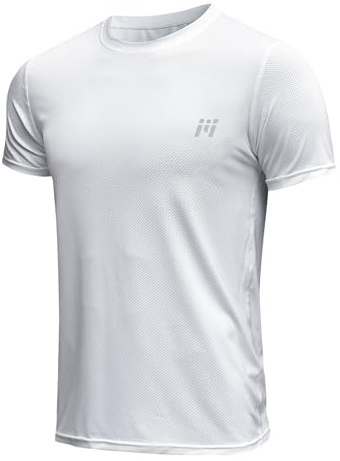 MEETYOO T Shirt Running Homme respirant séchage rapide fitness entraînement