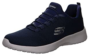 Skechers Dynamight Hombres Zapatos Deportivos, Azul Marino, 42 EU