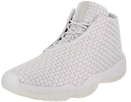 Nike Air Jordan Future Herren Hi Top Basketball Trainers 656503 Sneakers Schuhe (UK 8 US 9 EU 42.5, Pure Platinum 013)