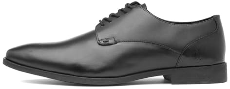 Hush Puppies Men's Ezra School Uniform Shoe, Black, 8 UK Medium