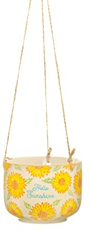 Sass & Belle Sunflower Mum Hanging Planter