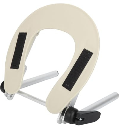 BONKZEBU Support de Visage pour Table de Massage, Support D'espace de Visage en Aluminium à Angle Réglable pour Table de Massage, Spa de Berceau de Central Creux, de