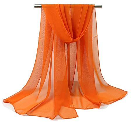 OUKIN Chiffon Scarf for Women UK Ladies Scarves Soft Neck Scarf Sheer Wrap | Scarves for Women,Lightweight Headscarf,Solid Color,Accessories for Women,Birthday Gifts for Women,Spring Summer Autumn